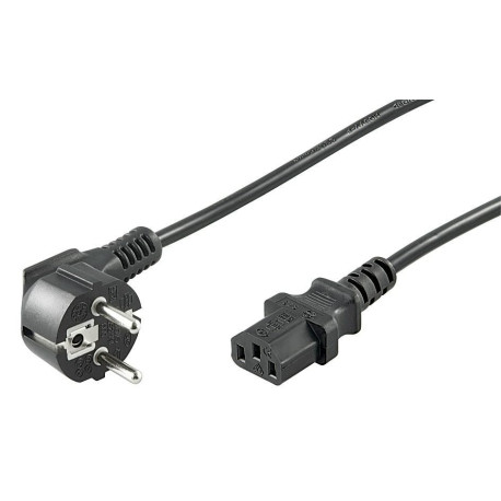 CORDON D'ALIMENTATION NOIR LONGUEUR 1.8m (IEC320: C13 FEMELLE)