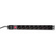 LogiLink 19 PDU 8 x CEE 7/3 socket, (PDU8C01)