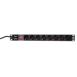 LogiLink 19 PDU 8 x CEE 7/3 socket, (PDU8C01)