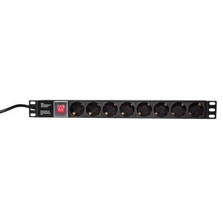 LogiLink 19 PDU 8 x CEE 7/3 socket, (PDU8C01)