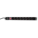 LogiLink 19 PDU 8 x CEE 7/3 socket, (PDU8C01)
