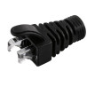 MicroConnect Strain Relief Boot Cat5e, Cat6, Cat6A cables upto 6.5MM Black, 100pcs