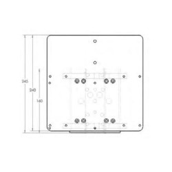 Raytec Adaptor plate to allow the (PBC-PSU-ADAP)