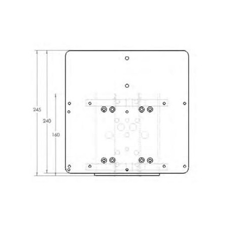 Raytec Adaptor plate to allow the (PBC-PSU-ADAP)