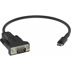Vision Serial Cable Black Rs-232 Usb-C (TC-USBCSER/BL)