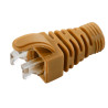 MicroConnect Strain Relief Boot Cat5e, Cat6, Cat6A cables upto 6.5MM Orange, 100pcs