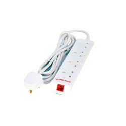 MicroConnect 4-way UK Surge Protected 